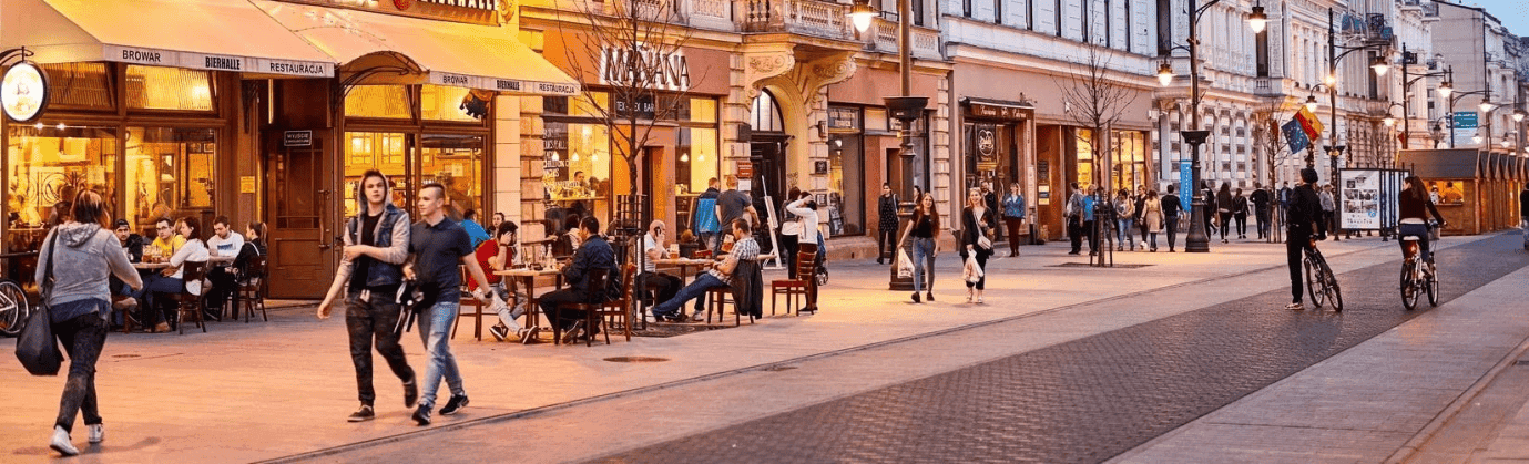 Piotrkowska w Łodzi