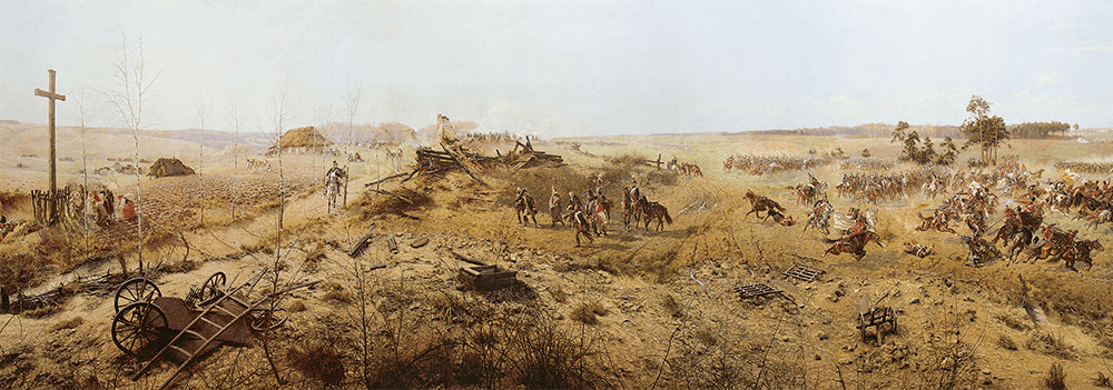 Fragment przedstawiający Panoramę Racławicką